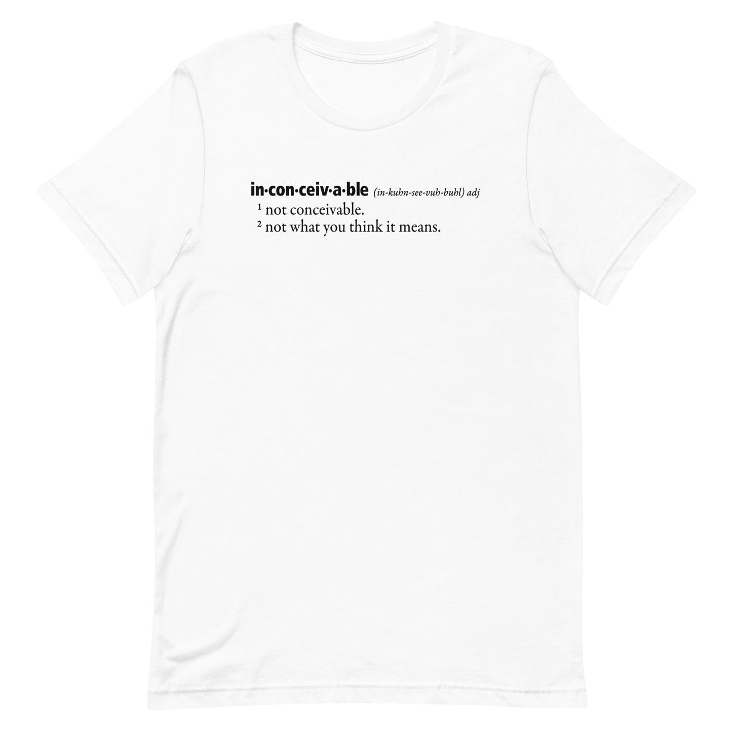 Inconceivable Definition Men's Signature Tee