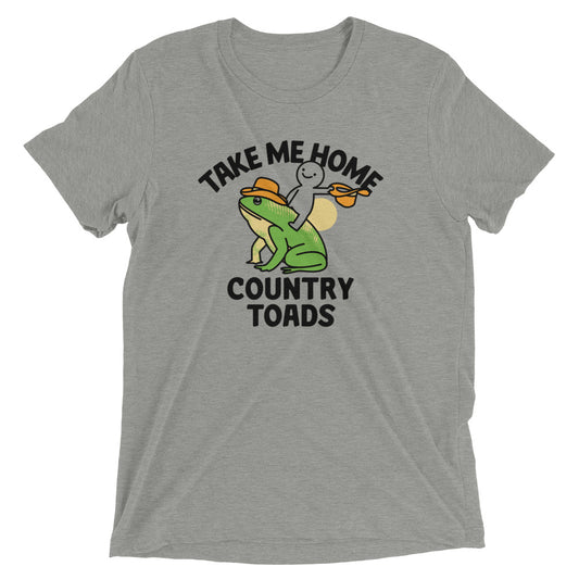 Take Me Home Country Toads Men's Tri-Blend Tee