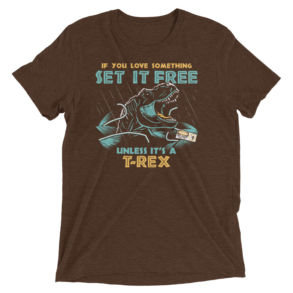 If You Love Something Set It Free Men's Tri-Blend Tee