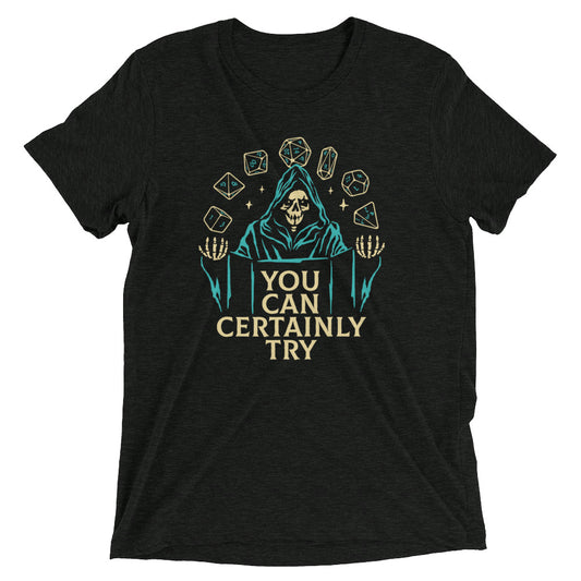 You Can Certainly Try Men's Tri-Blend Tee