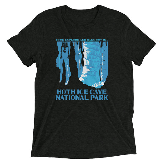 Hoth Ice Cave National Park Men's Tri-Blend Tee