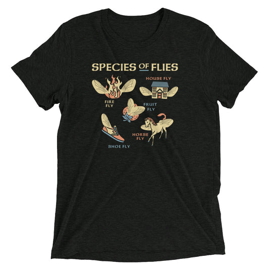 Species Of Flies Men's Tri-Blend Tee