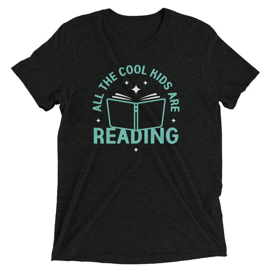All The Cool Kids Are Reading Men's Tri-Blend Tee