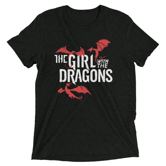 The Girl With The Dragons Men's Tri-Blend Tee