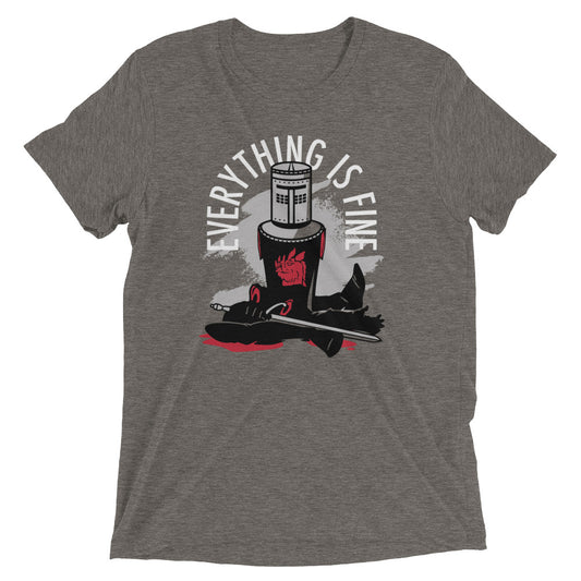 Everything Is Fine Men's Tri-Blend Tee