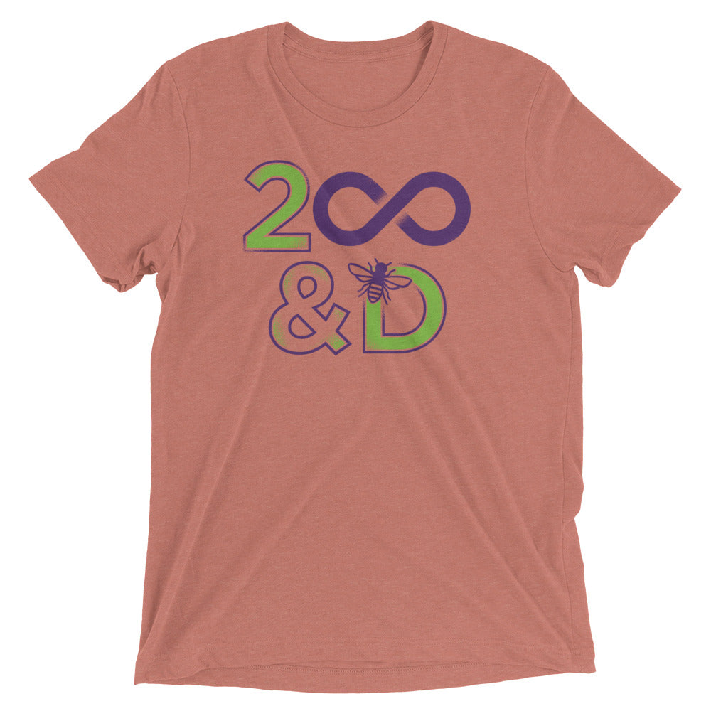 2 Infinity And B On D Men's Tri-Blend Tee
