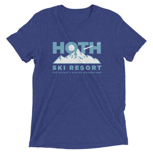 Hoth Ski Resort Men's Tri-Blend Tee
