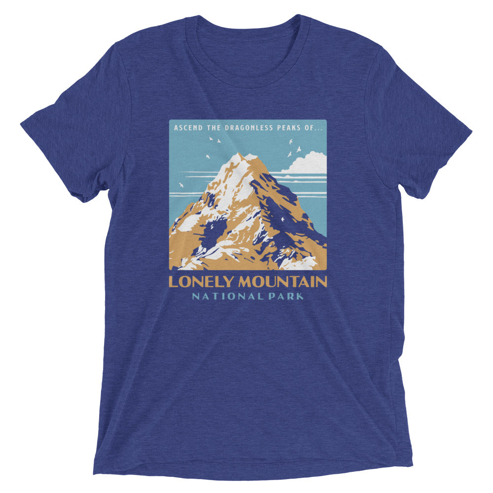 Lonely Mountain National Park Men's Tri-Blend Tee