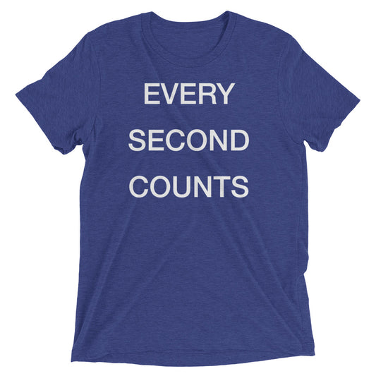 Every Second Counts Men's Tri-Blend Tee