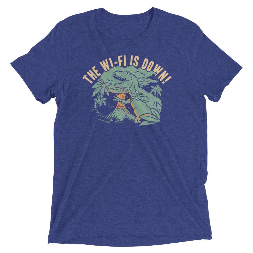 The Wi-Fi Is Down! Men's Tri-Blend Tee