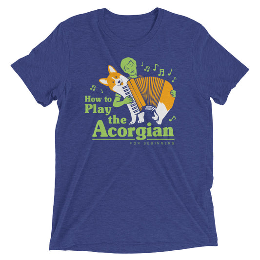How To Play The Acorgian Men's Tri-Blend Tee