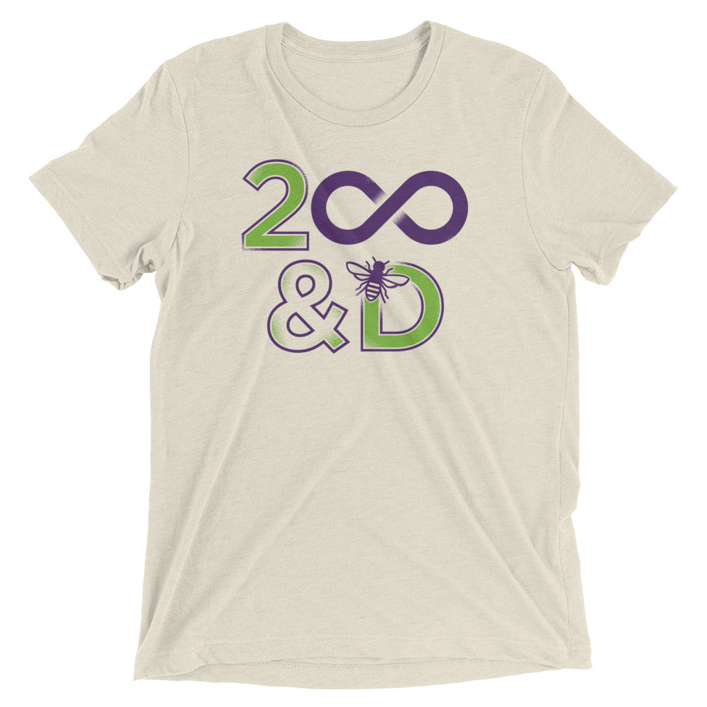 2 Infinity And B On D Men's Tri-Blend Tee