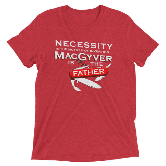 Necessity Is The Mother Men's Tri-Blend Tee