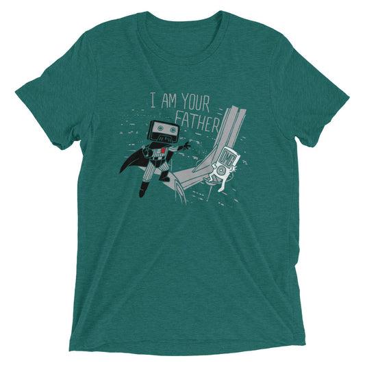 I Am Your Father Cassette Men's Tri-Blend Tee