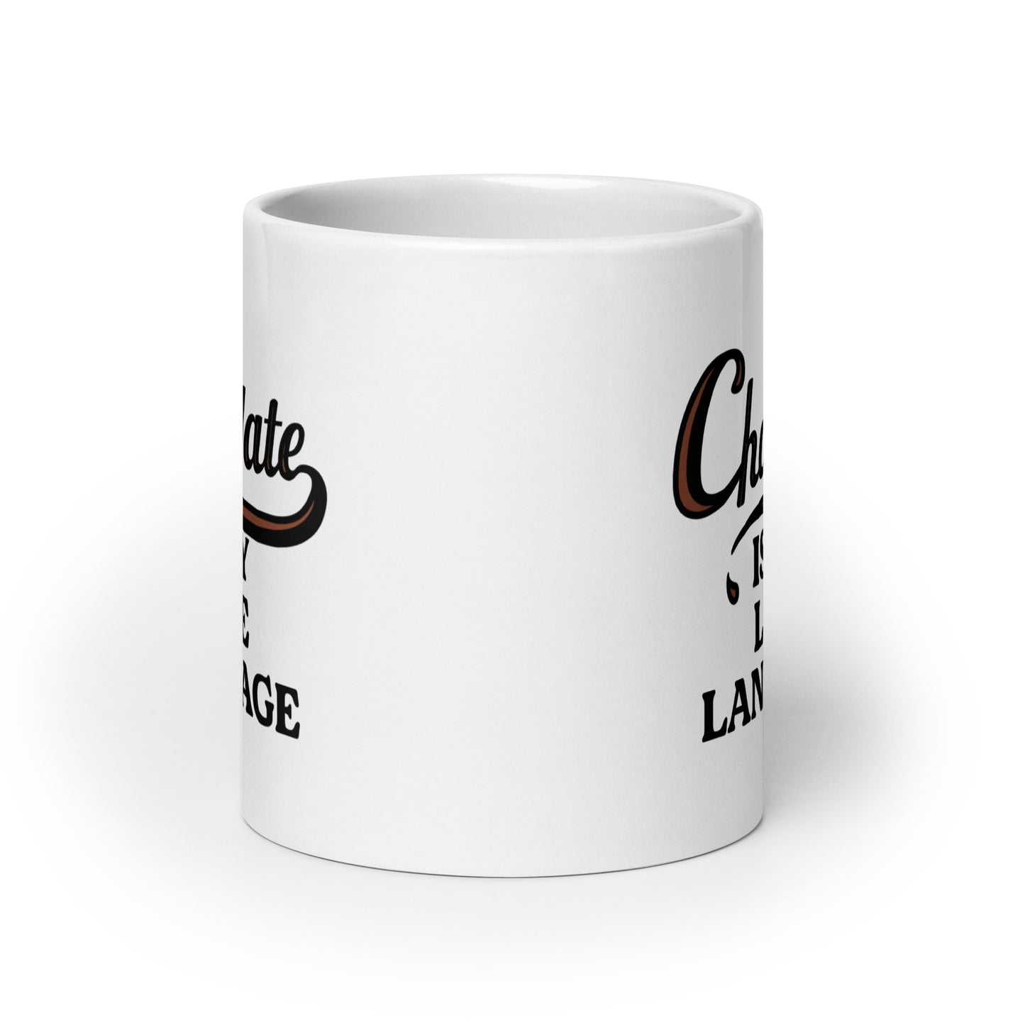 Chocolate Is My Love Language Mug