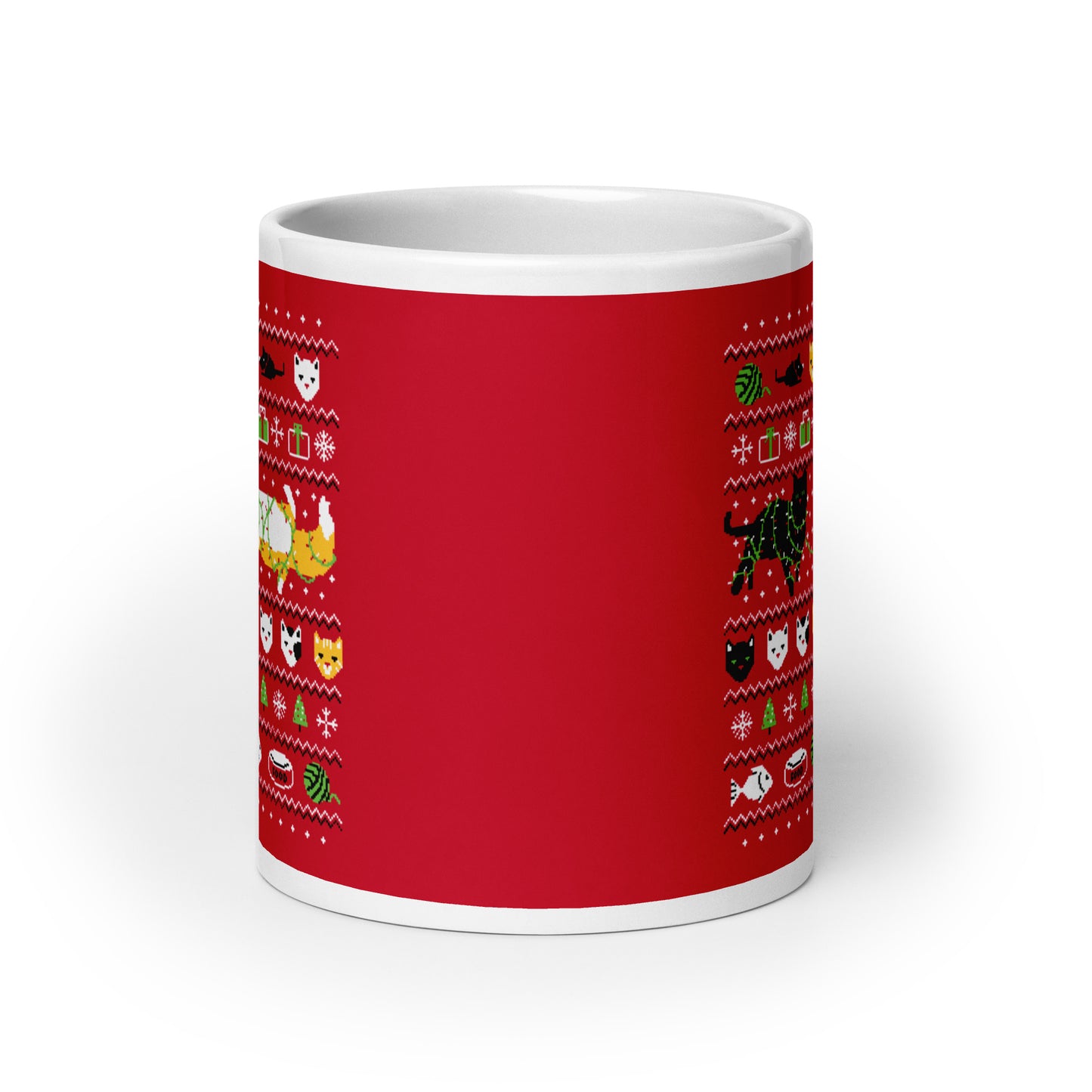 Ugly Cat Sweater Mug