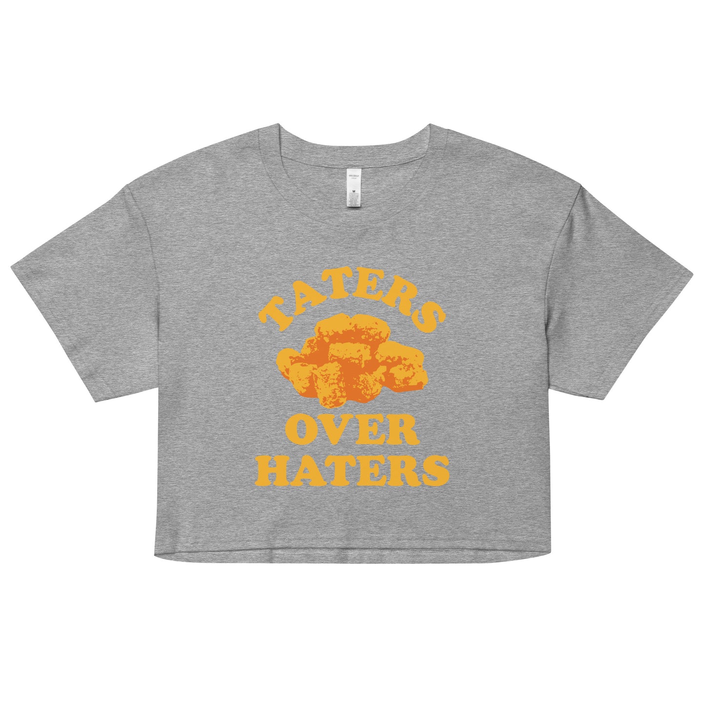 Taters Over Haters Women's Crop Tee