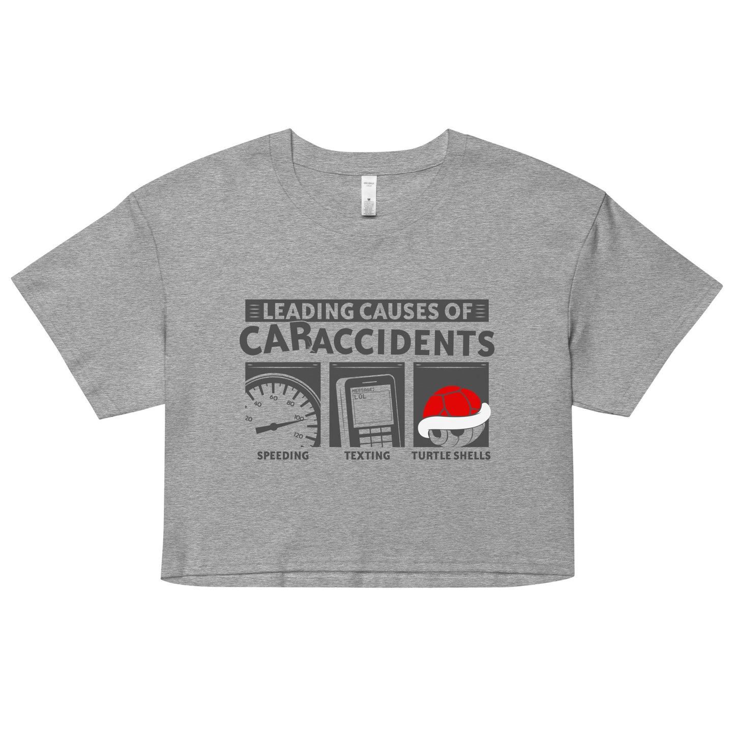 Leading Causes of Accidents Women's Crop Tee