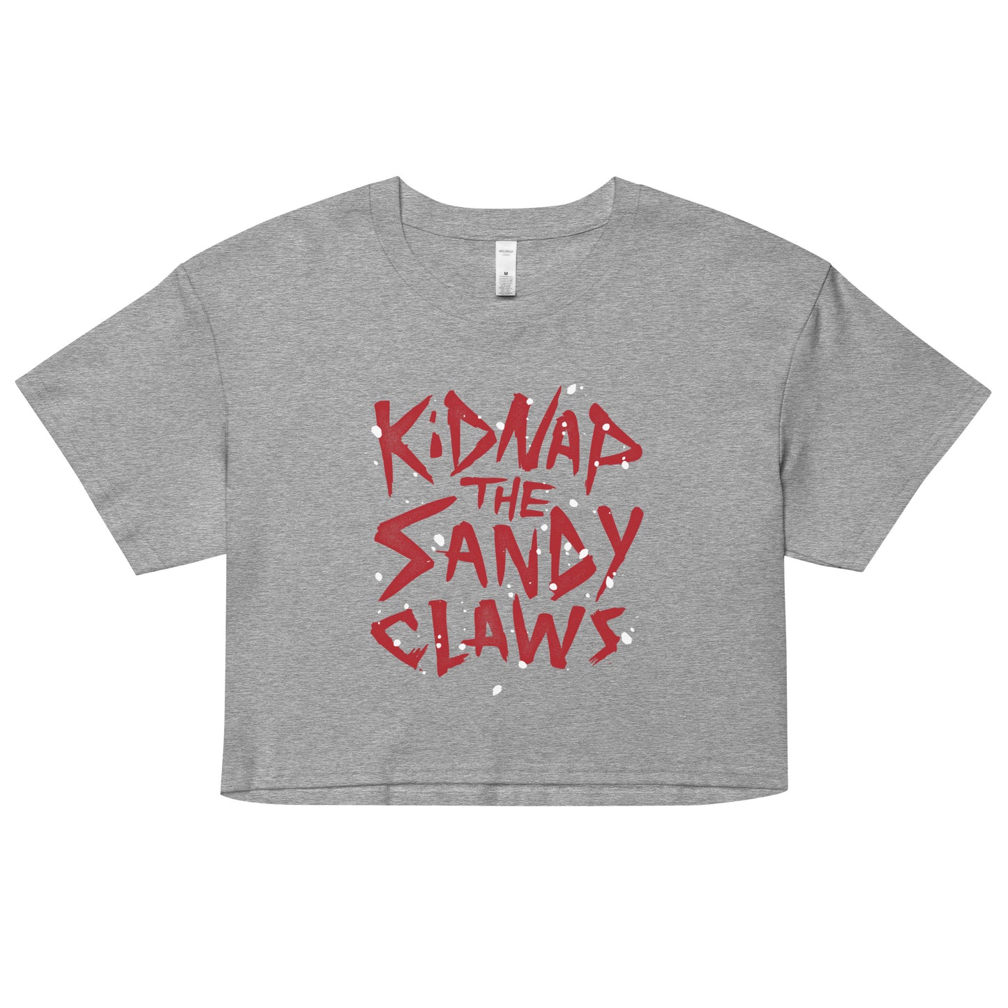 Kidnap The Sandy Claws Women's Crop Tee