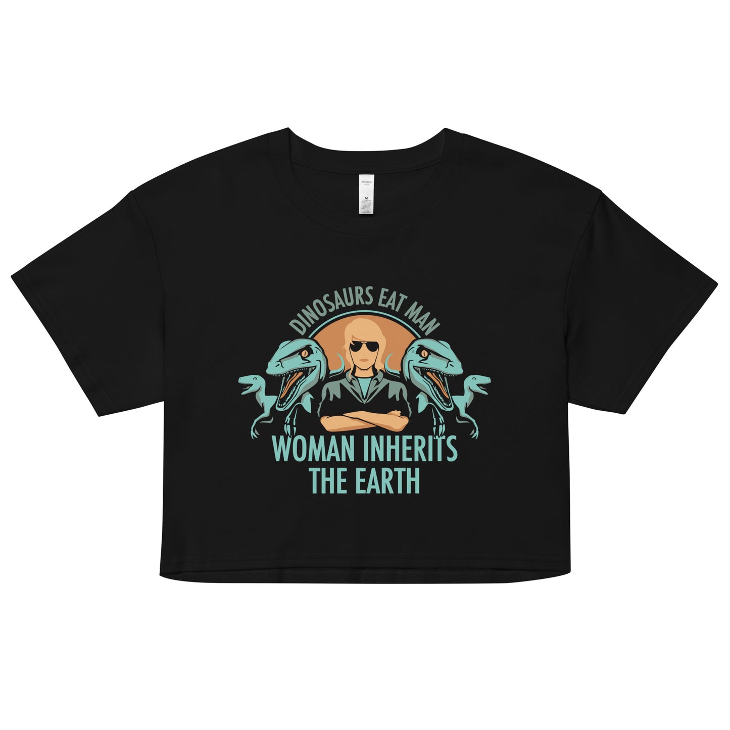 Woman Inherits The Earth Women's Crop Tee