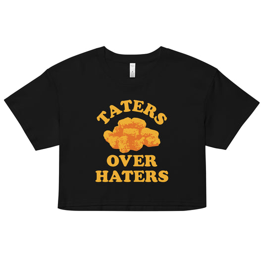 Taters Over Haters Women's Crop Tee