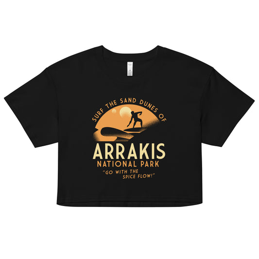 Arrakis National Park Women's Crop Tee