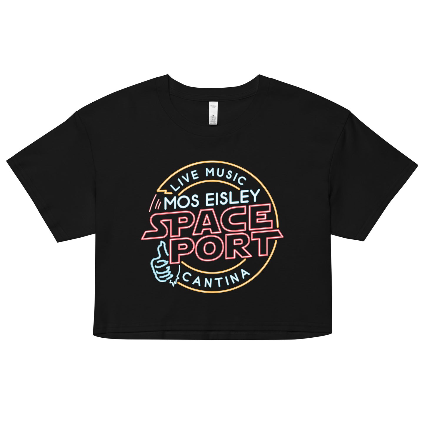 Mos Eisley Space Port Women's Crop Tee