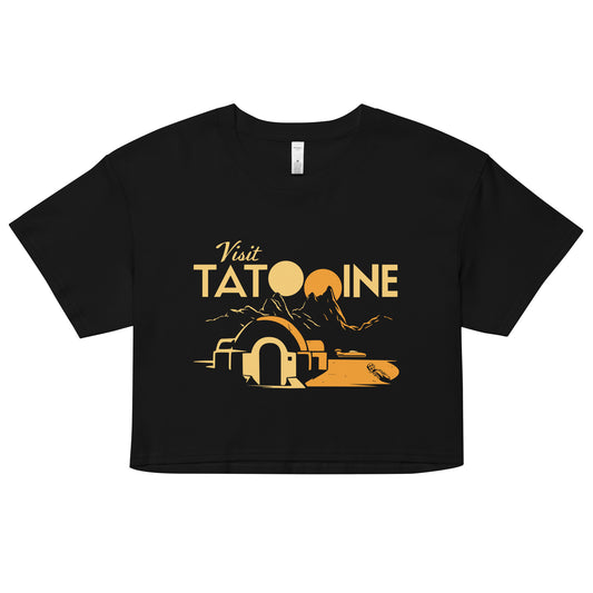 Visit Tatooine Women's Crop Tee