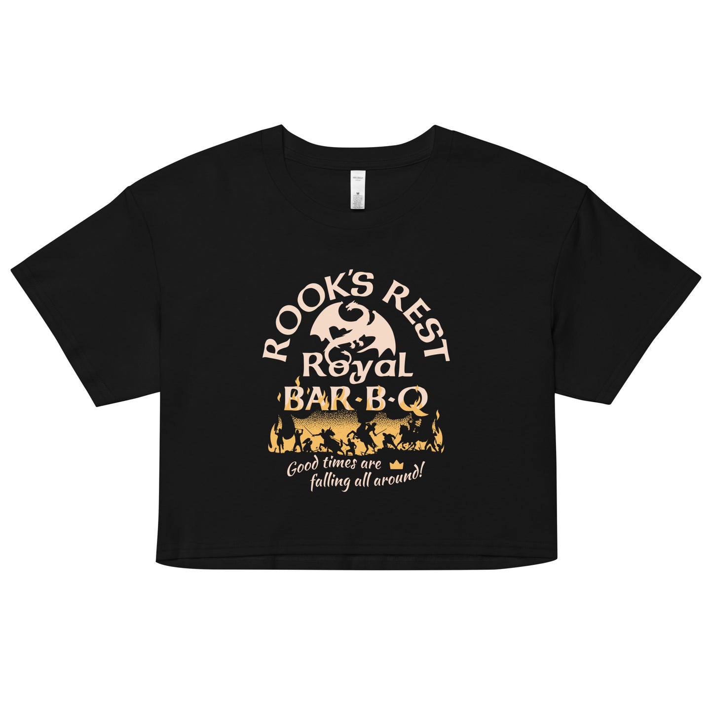 Rook's Rest Royal Bar-B-Q Women's Crop Tee