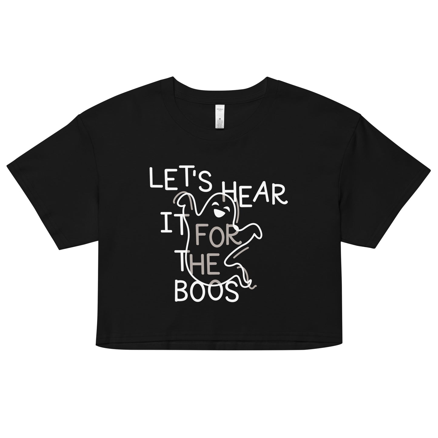 Let's Hear It For The Boos Women's Crop Tee