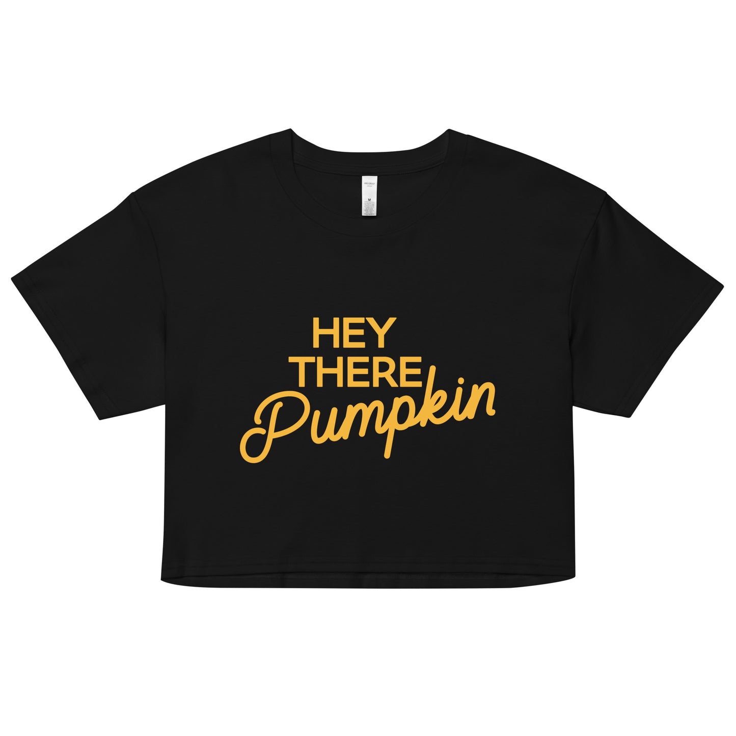 Hey There Pumpkin Women's Crop Tee