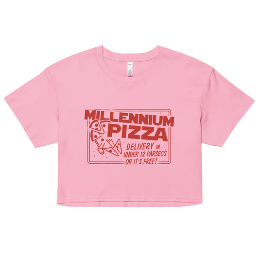 Millennium Pizza Women's Crop Tee