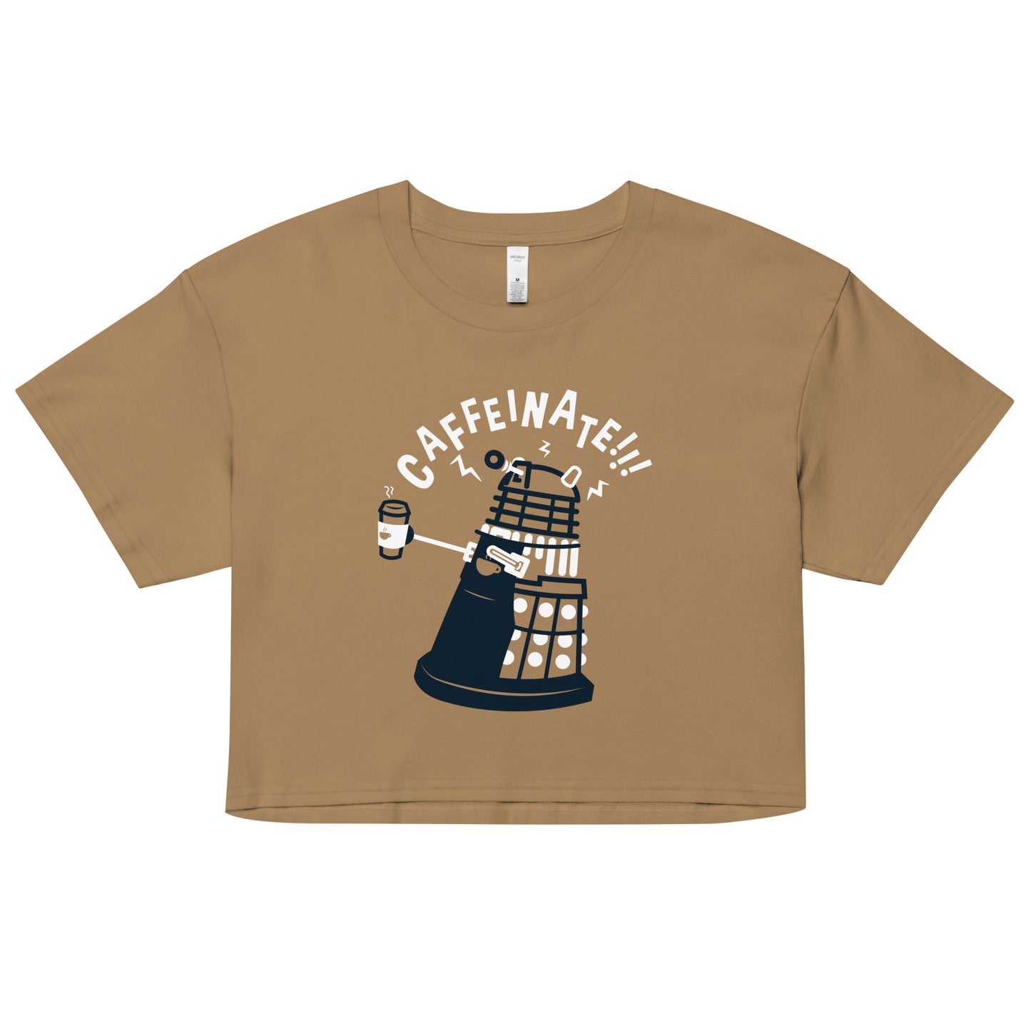 Caffeinate!!! Women's Crop Tee