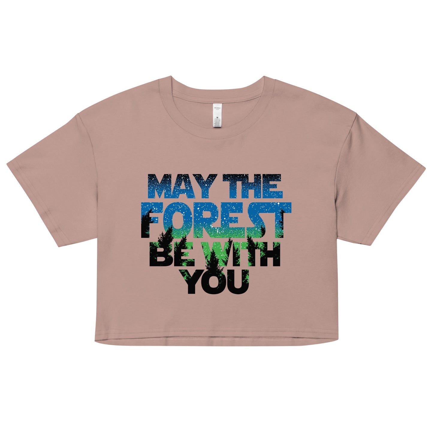 May The Forest Be With You Women's Crop Tee