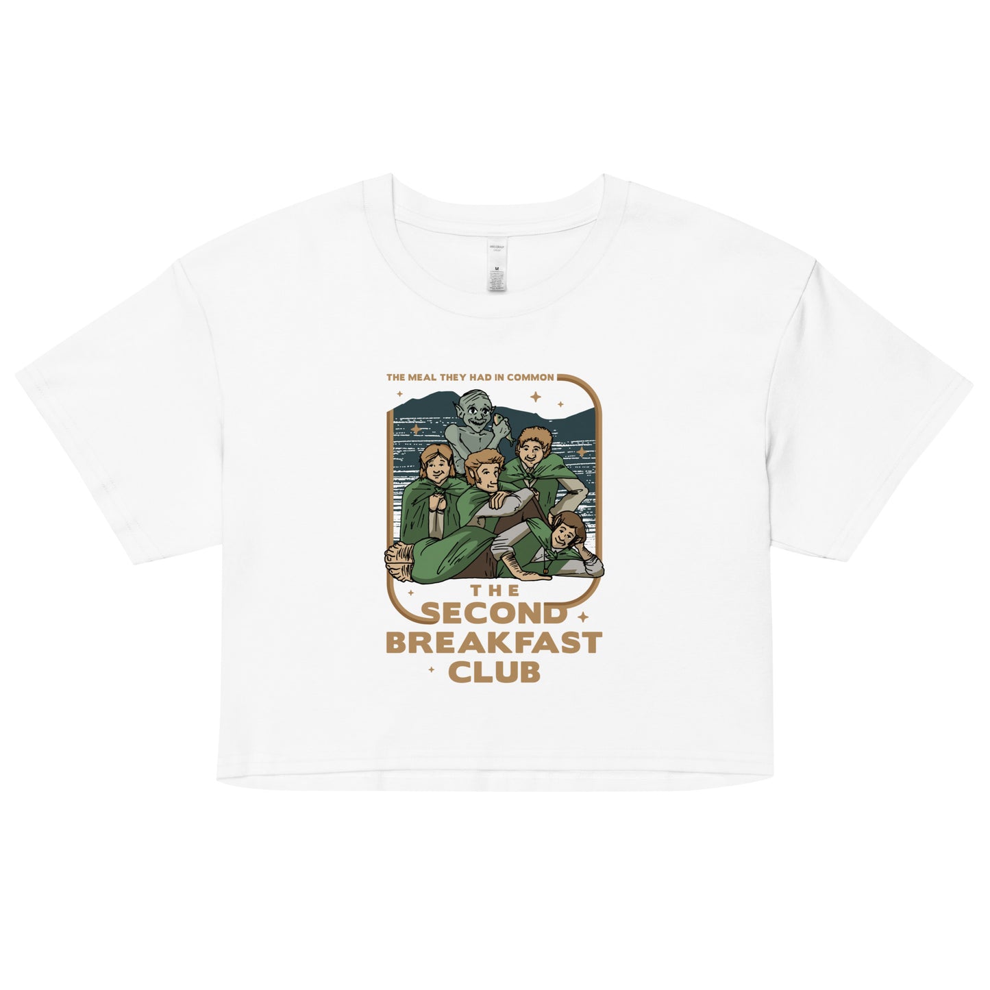 The Second Breakfast Club Women's Crop Tee