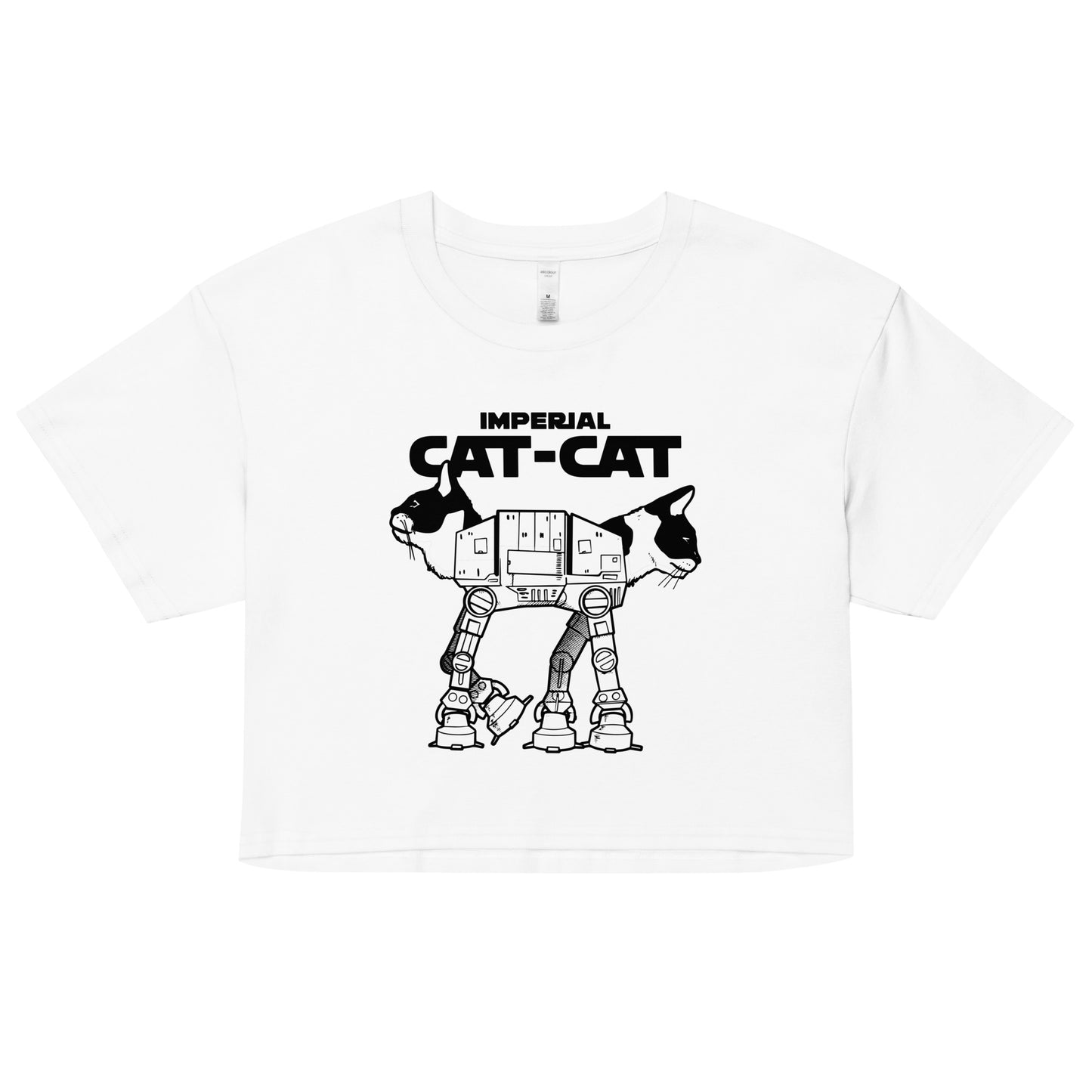 Cat-Cat Women's Crop Tee