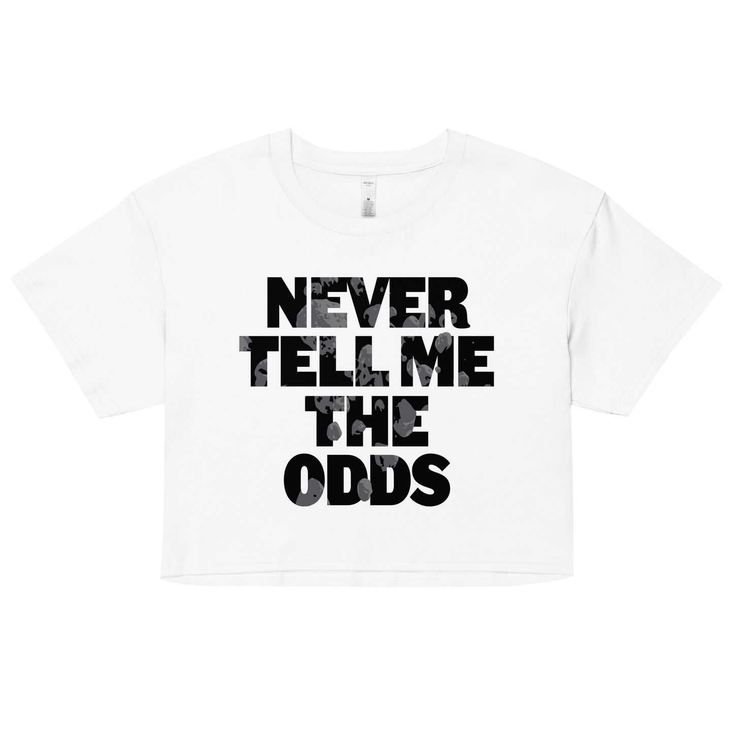 Never Tell Me The Odds Women's Crop Tee