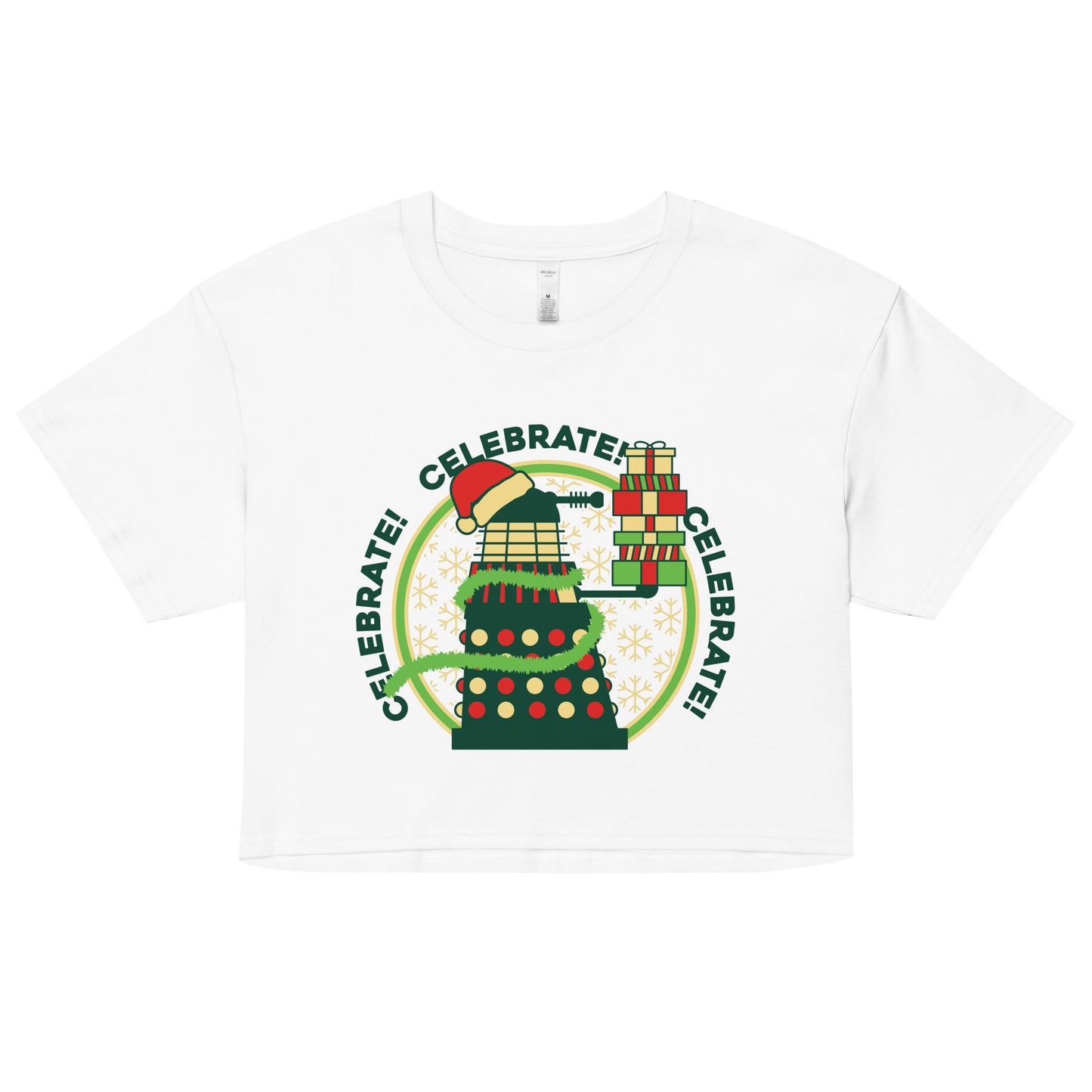 Celebrate! Celebrate! Celebrate! Women's Crop Tee