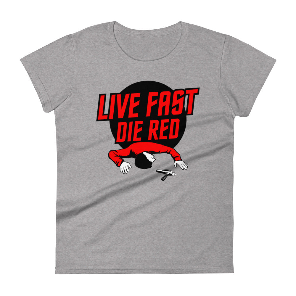 Live Fast Die Red Women's Signature Tee