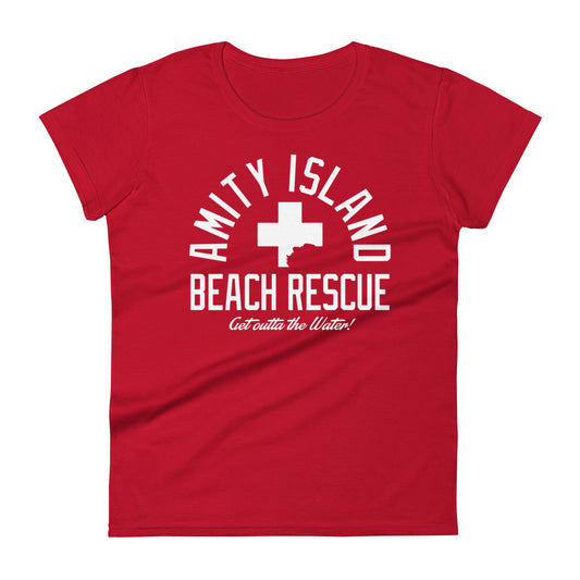 Amity Island Beach Rescue Women's Signature Tee