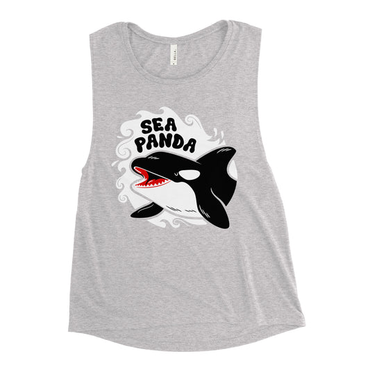 Sea Panda Women's Muscle Tank