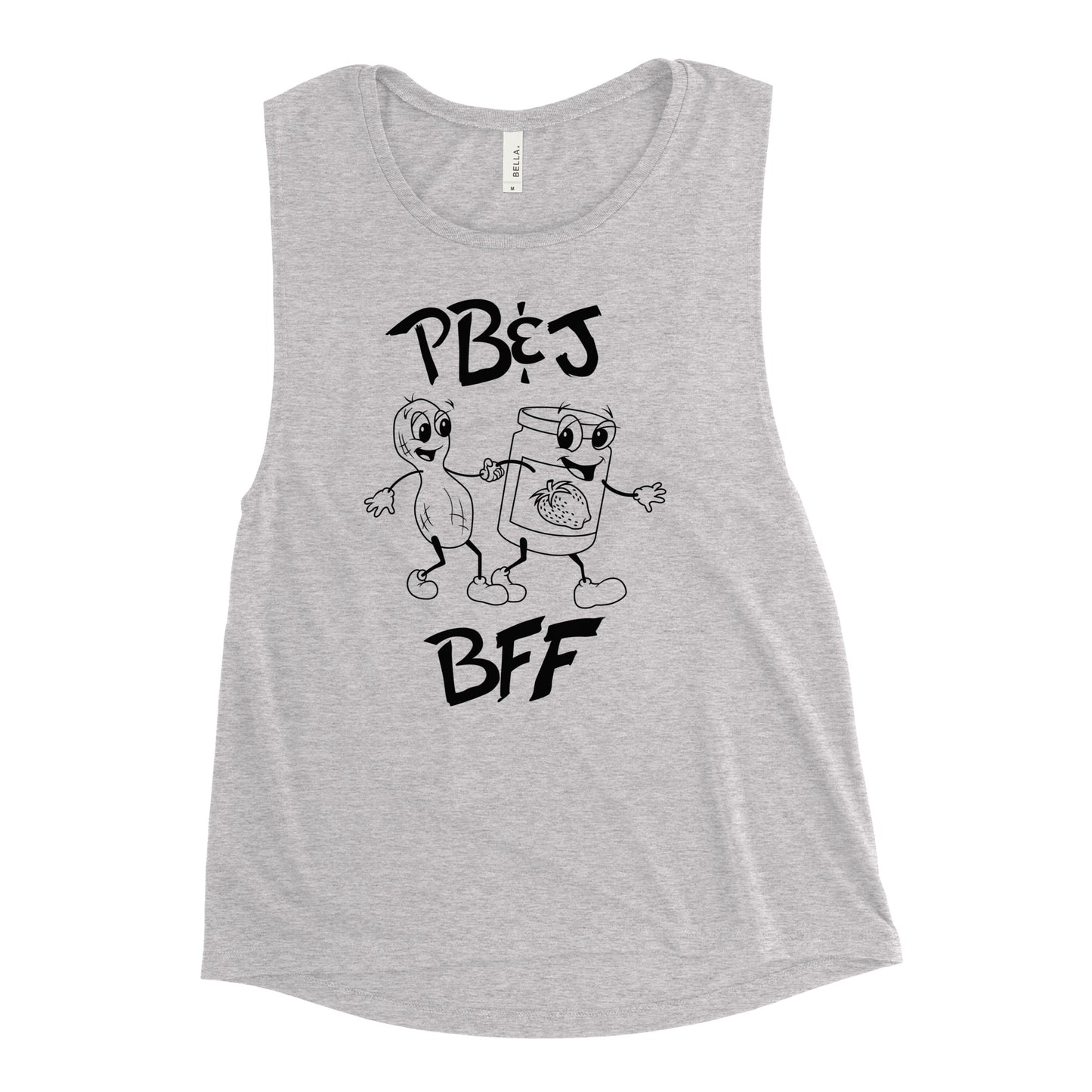 Peanut Butter And Jelly - BFF Women's Muscle Tank