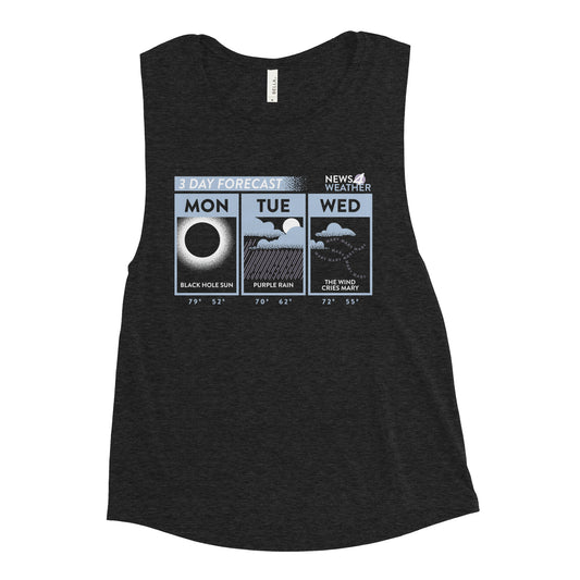 3 Day Forecast Women's Muscle Tank