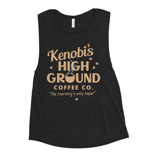 Kenobi's High Ground Coffee Co Women's Muscle Tank