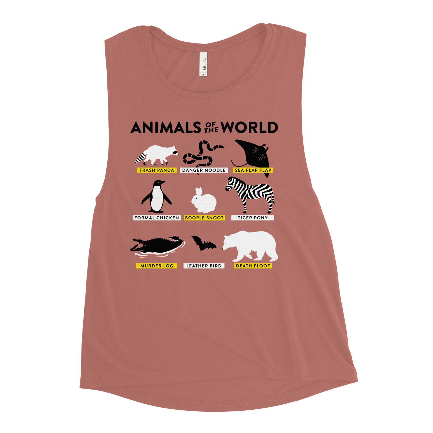 Animals Of The World Women's Muscle Tank