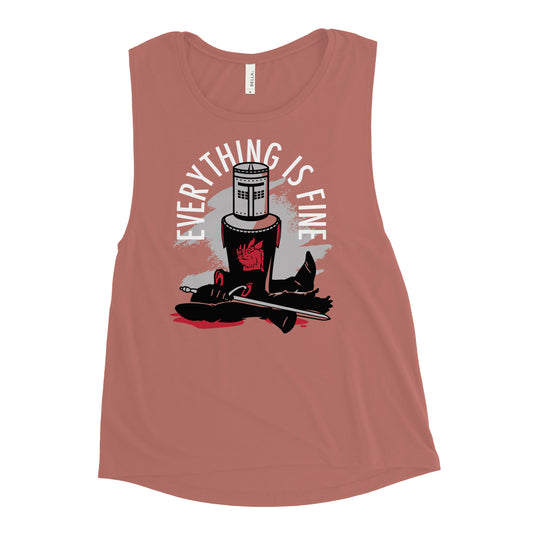 Everything Is Fine Women's Muscle Tank