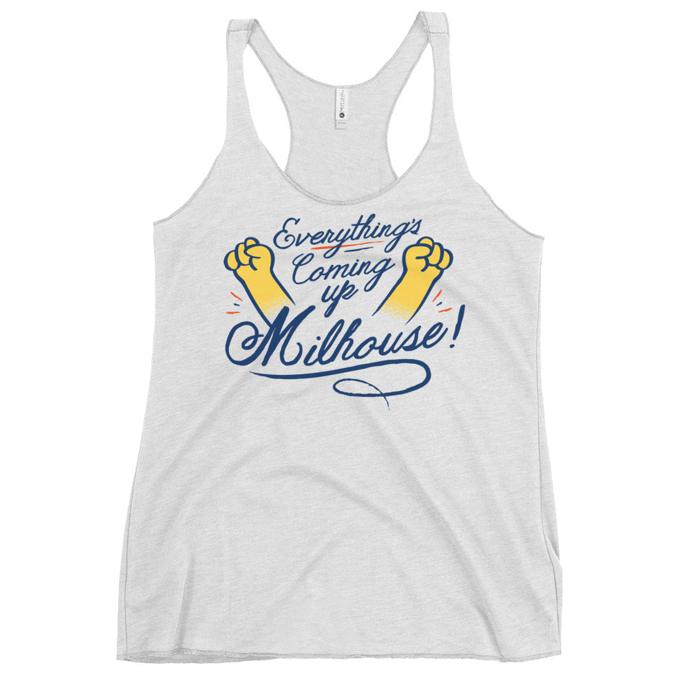 Everything's Coming Up Milhouse! Women's Racerback Tank