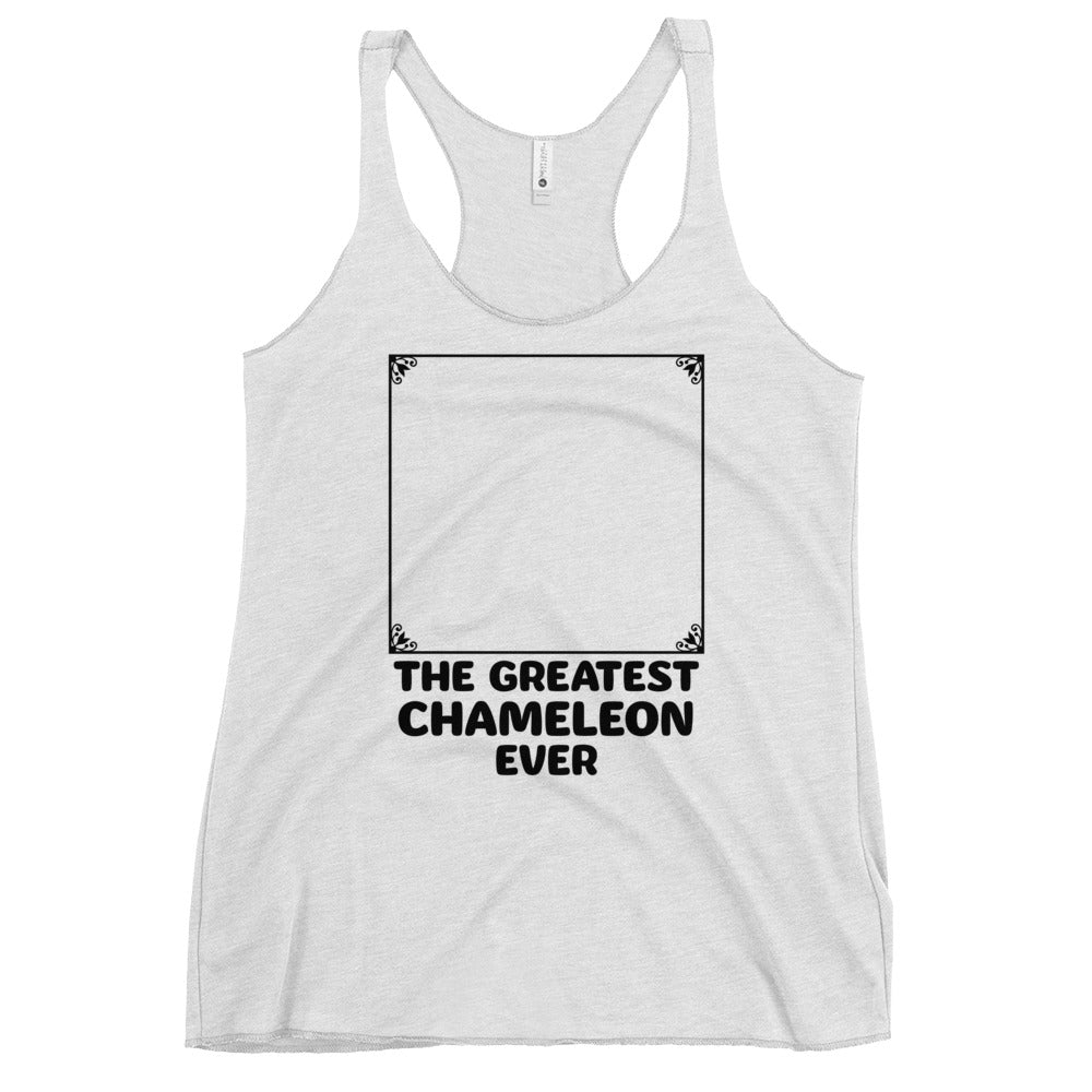 The Greatest Chameleon Ever Women's Racerback Tank