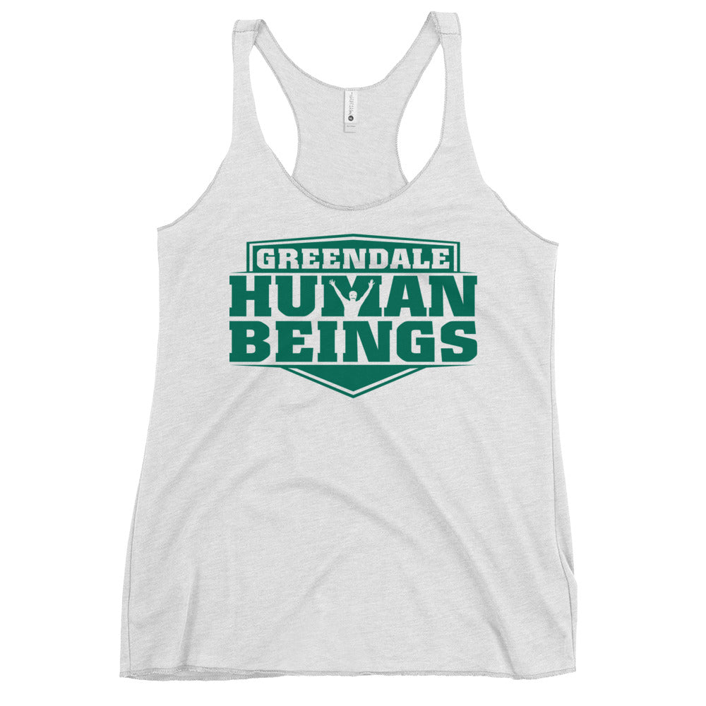Greendale Human Beings Women's Racerback Tank