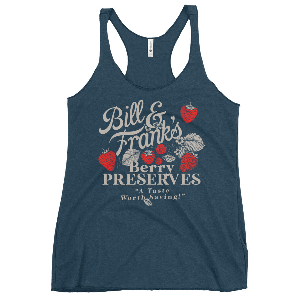 Bill And Frank's Berry Preserves Women's Racerback Tank